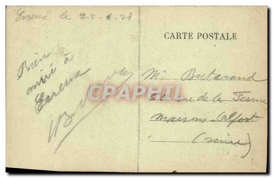 CPA Evreux La Tour de l'Horloge  — Rückseite