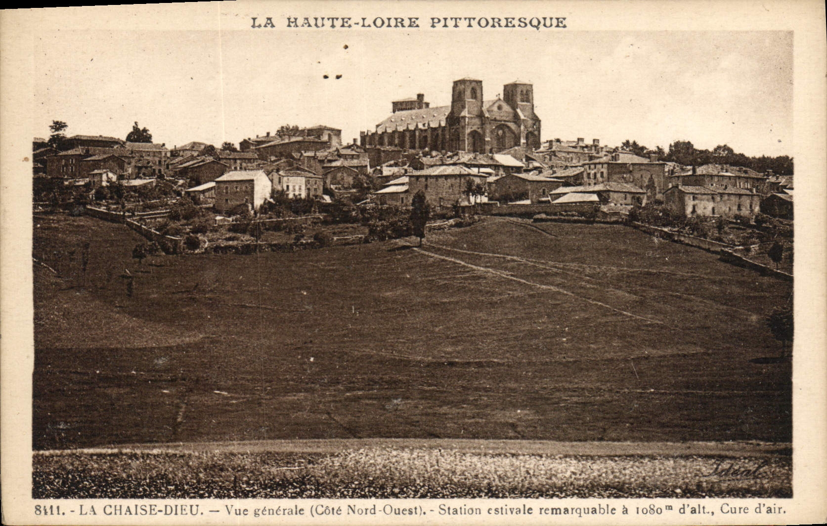 CPA La Chaise Dieu Vue generale Cote Nord Ouest 