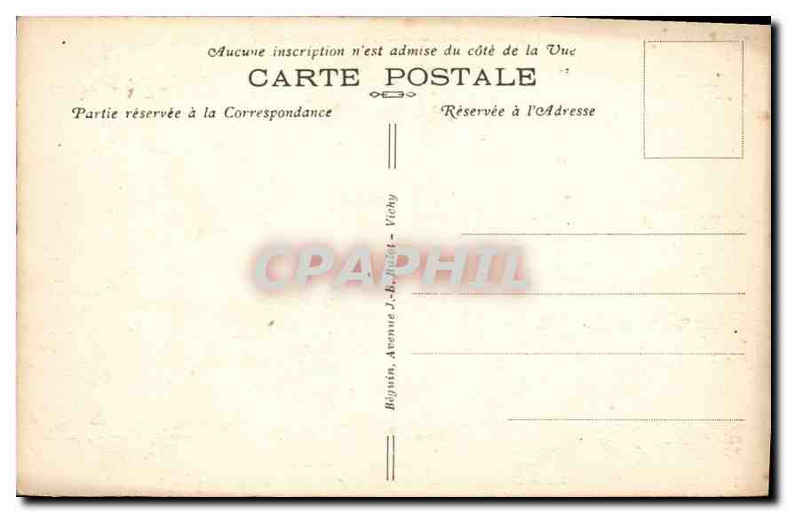 CPA La Chaise Dieu Vue generale Cote Nord Ouest  — Rückseite