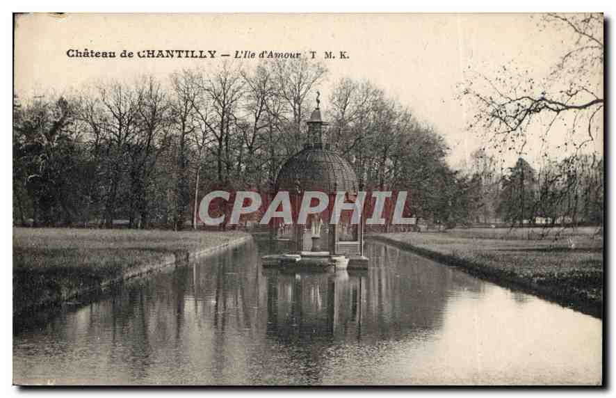 CPA Chateau de Chantilly L'lle d'Amour 