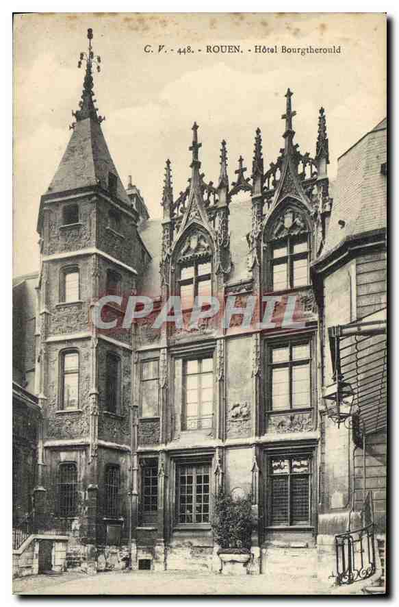 CPA Rouen Hotel Bourgtherould 