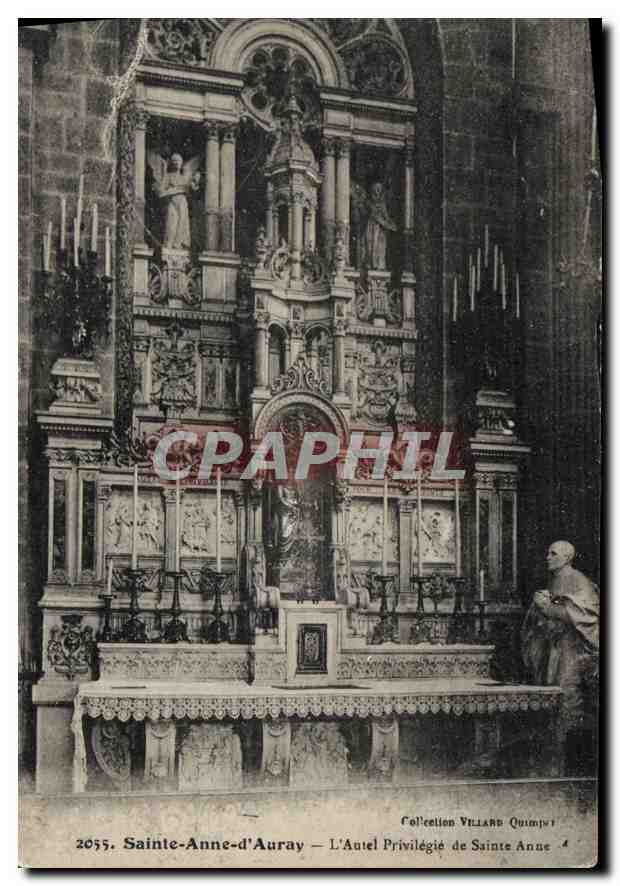 Sainte-Anne-d'Auray — L'Autel Privilégié de Sainte Anne — Collection Villard Quimpet