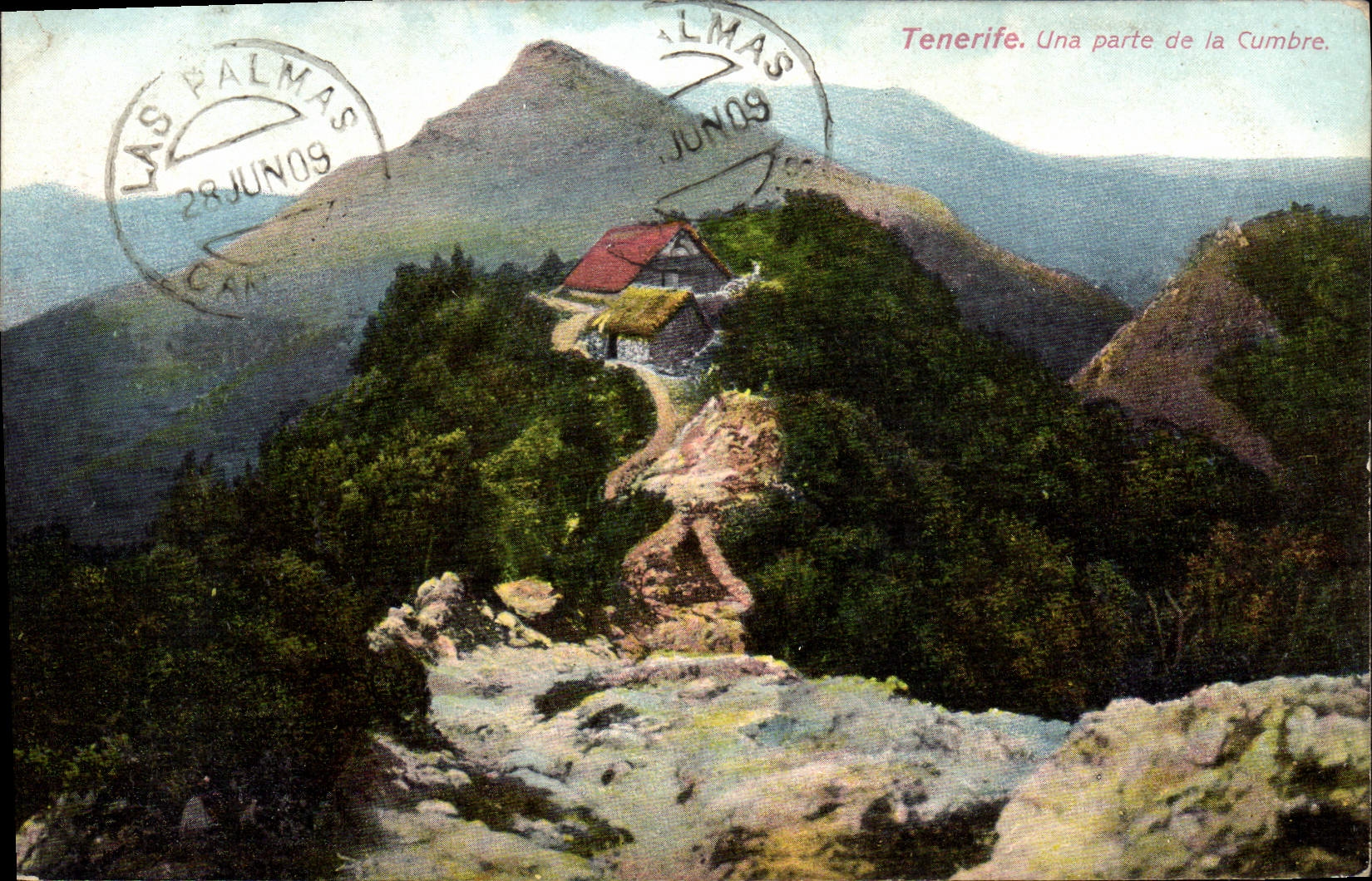 CPA Tenerife Una parte de la Cumbre 