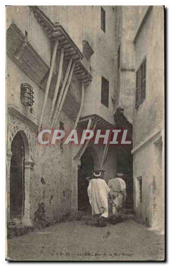 CPA Alger Rue de la Mer Rouge 