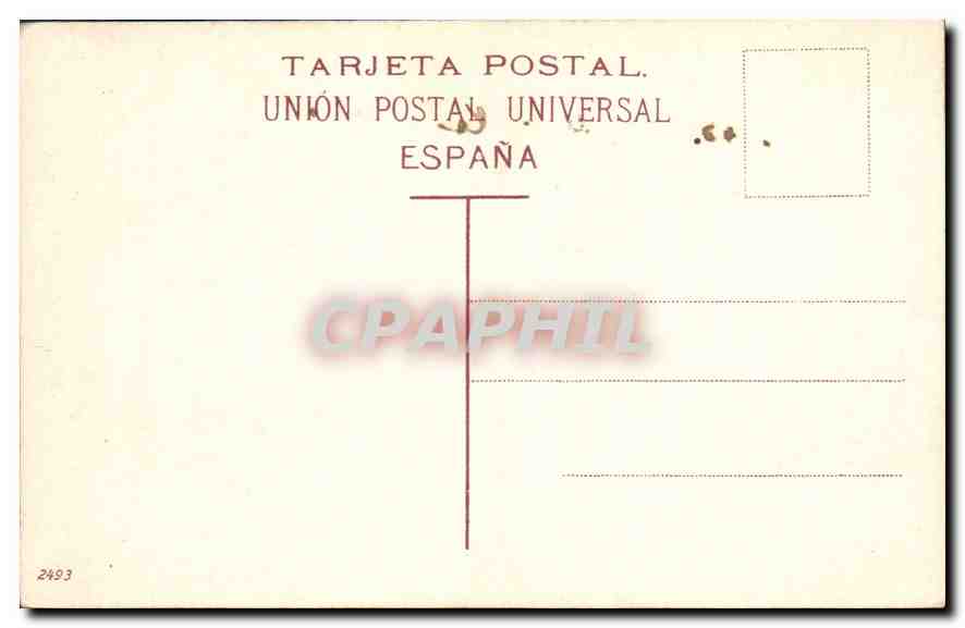 CPA Tenerife Taganana  — Verso