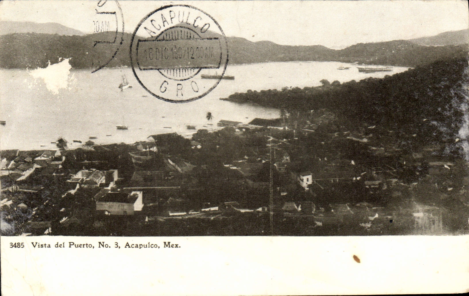 CPA Vista del Puerto No 3 Acapulco Mex 