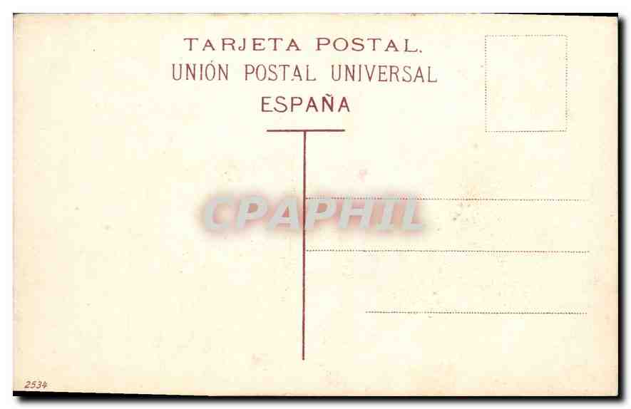 CPA Tenerife Valle de Orotava con el Pico de Teide  — Verso