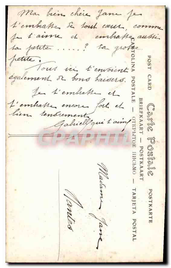 CPA Salon de 1912 George E Butler  — Verso