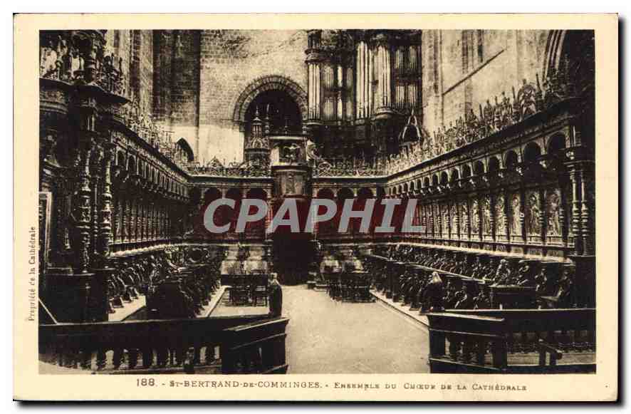 CPA St Bertrand de Comminges Ensemble du Choeur de la Cathedrale 