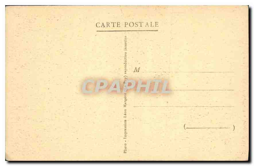 LA BASTIDE 'Les Pins' (Lozère) alt. 1024 — Vue Générale vers N.D. des Neiges et le Tanargue (alt. 1519 m.) — Léona — Reverso