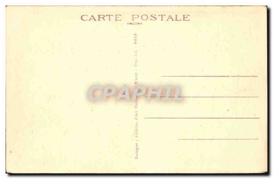 CPA A L'Interieur du Chapitre de Boquen  — Rückseite