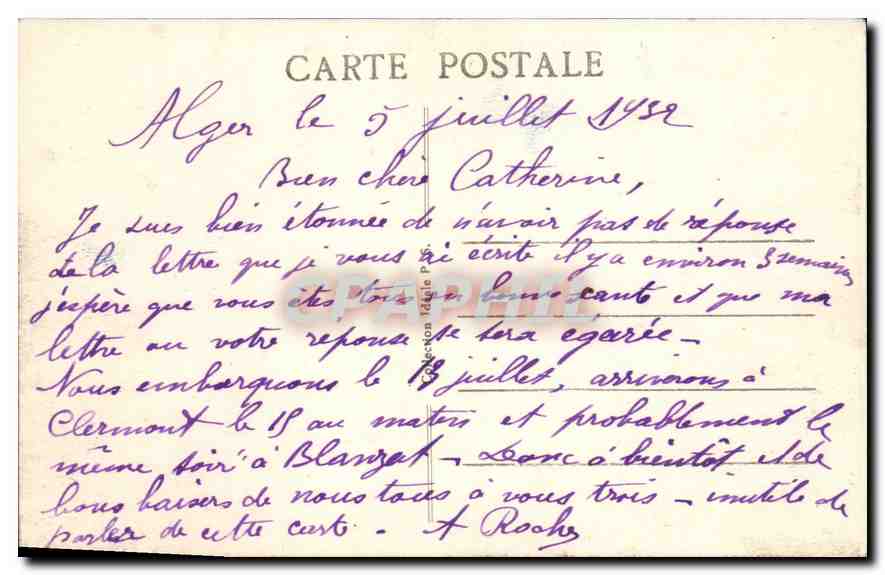 CPA Oran Vue generale et Chapelle de Santa Cruz  — Back