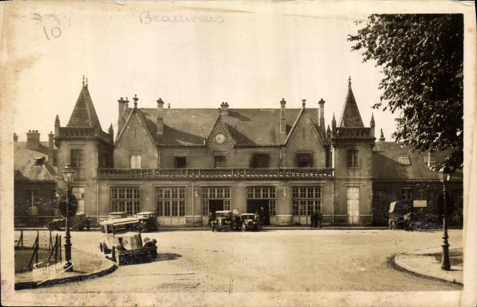 Beauvais - La Gare — Éd. E. Allamignies, n°34 - Anverso