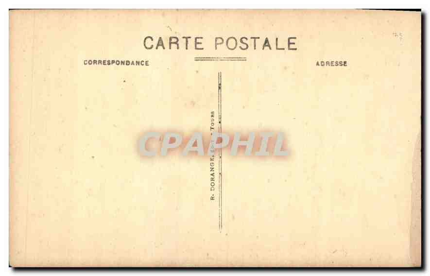 CPA Villandry Le Chateau Le Marquis de Spinola  — Rückseite