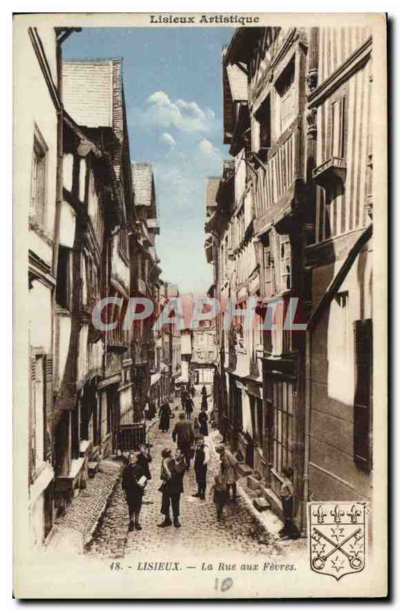 CPA Lisieux La Rue aux Fevres 