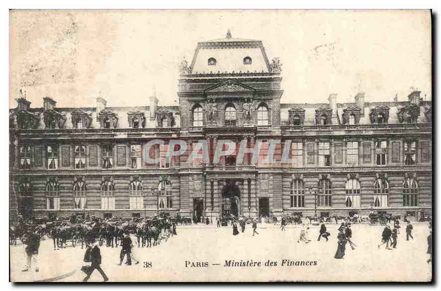 CPA Paris Ministere des Finances 