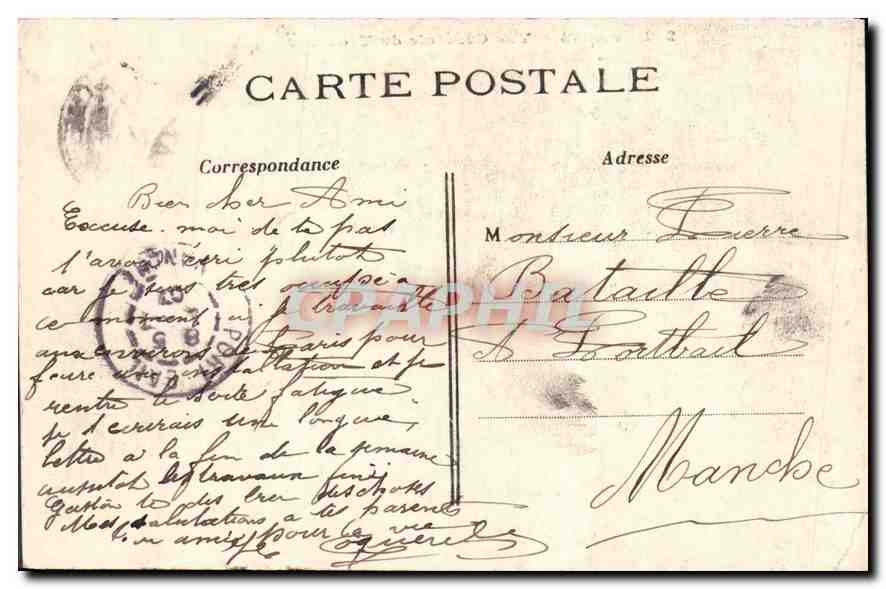 CPA Paris Vue Generale du Trocadero  — Verso