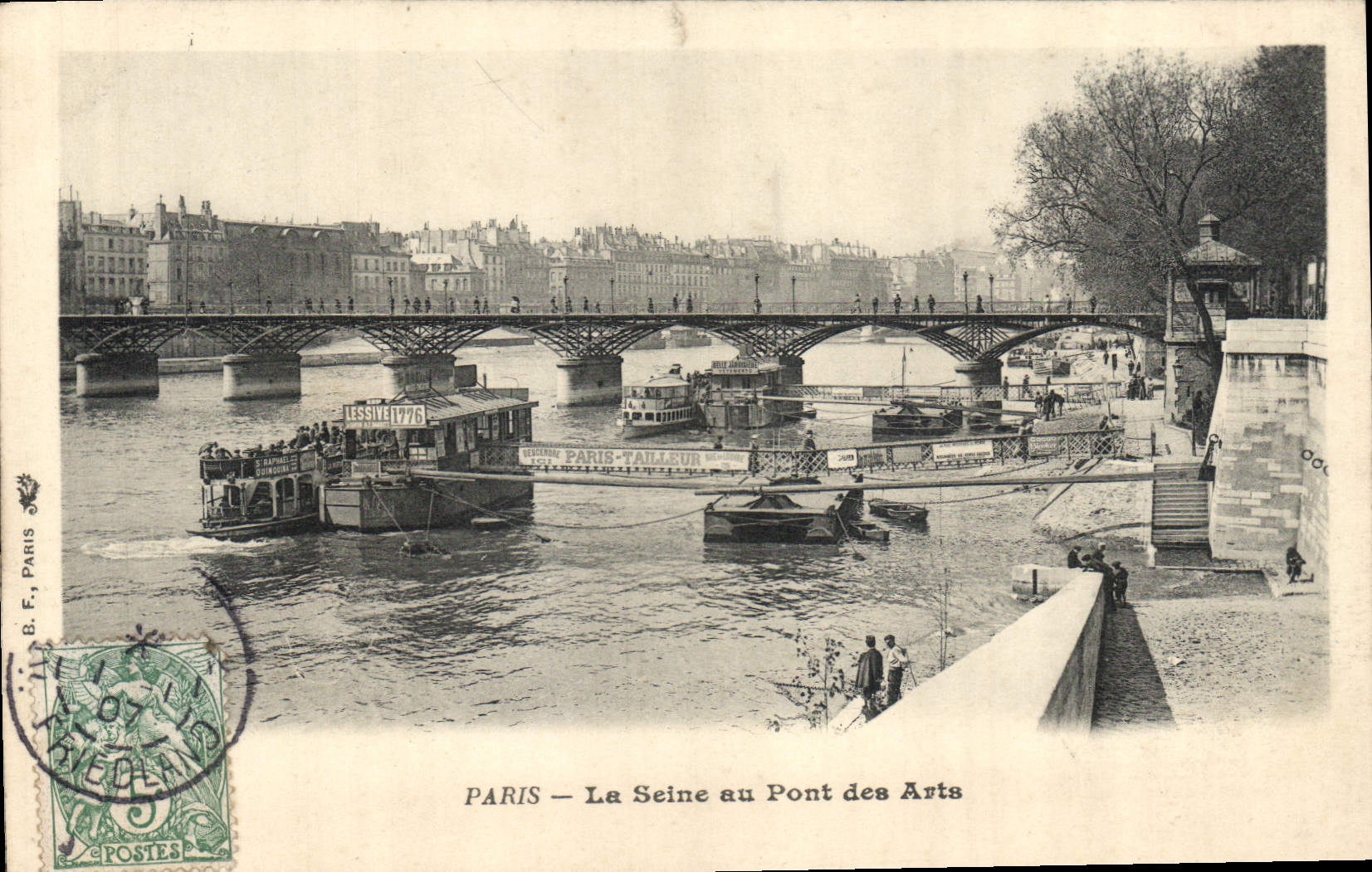 PARIS — Die Seine am Pont des Arts — B. F., Paris