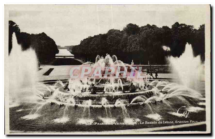 CPA Palais de Versailles Le Bassin de Latone Grandes Eaux 