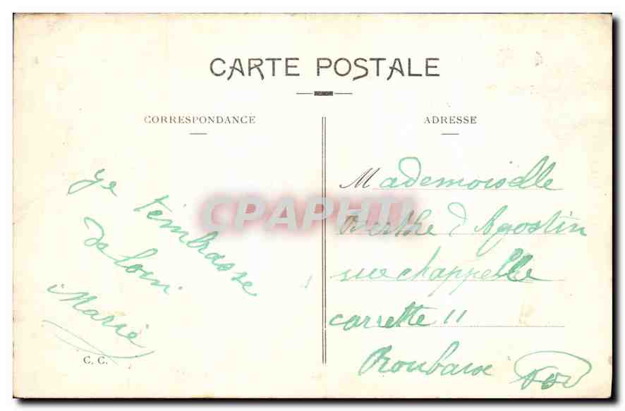 CPA Lourdes Vue Generale La Basilique et le Chateaux  — Verso