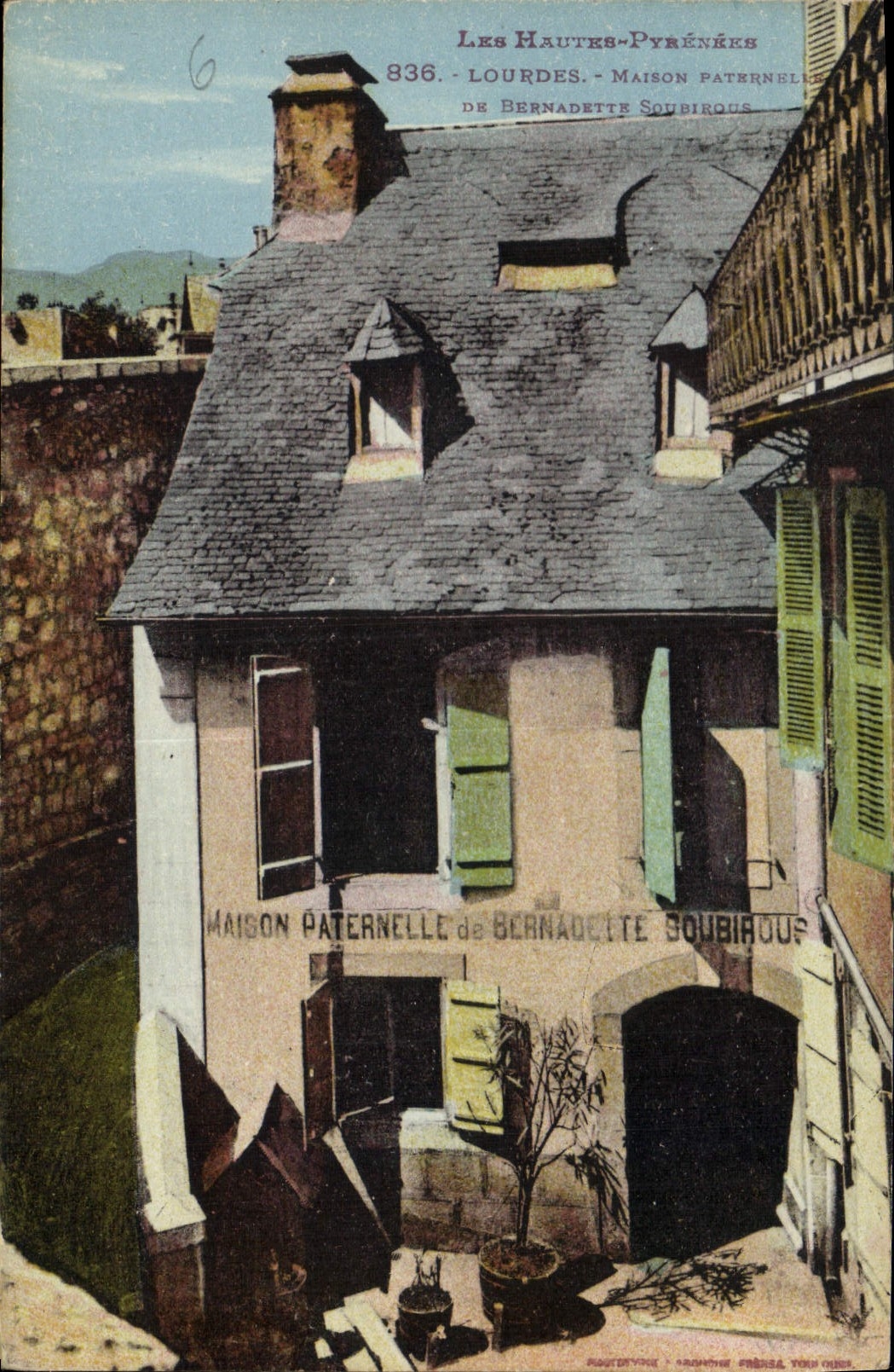 CPA Lourdes Maison Paternelle de Bernadette 