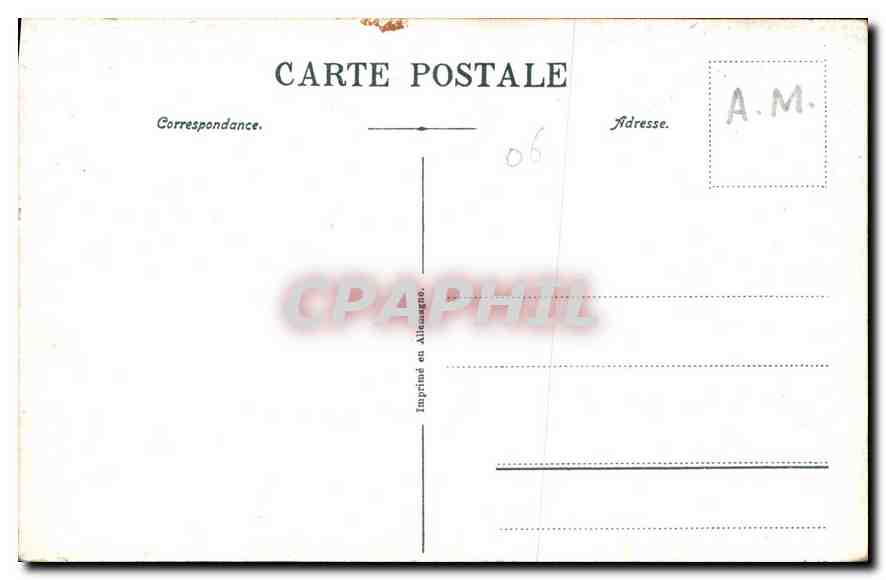 CPA Saint Jean Cap Ferrat Vue Generale  — Verso