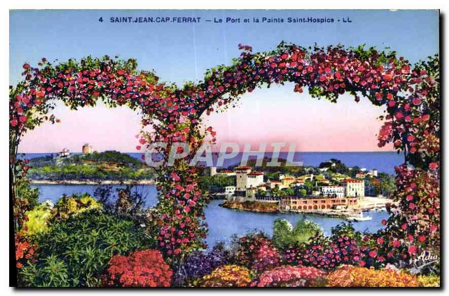 CPA Saint Jean Cap Ferrat Le Port et la Pointe Saint Hospice 