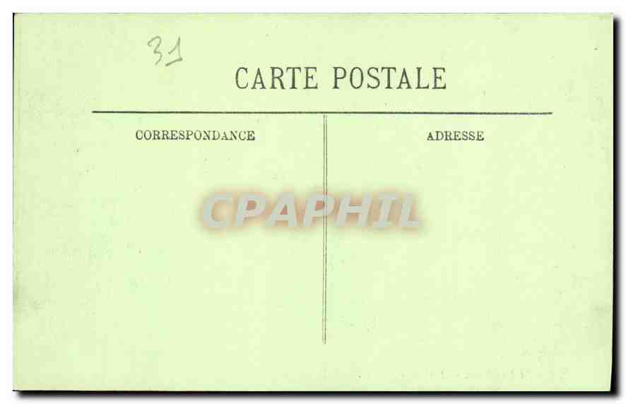 CPA Toulouse L'Hotel de Pierre L'Entree  — Verso
