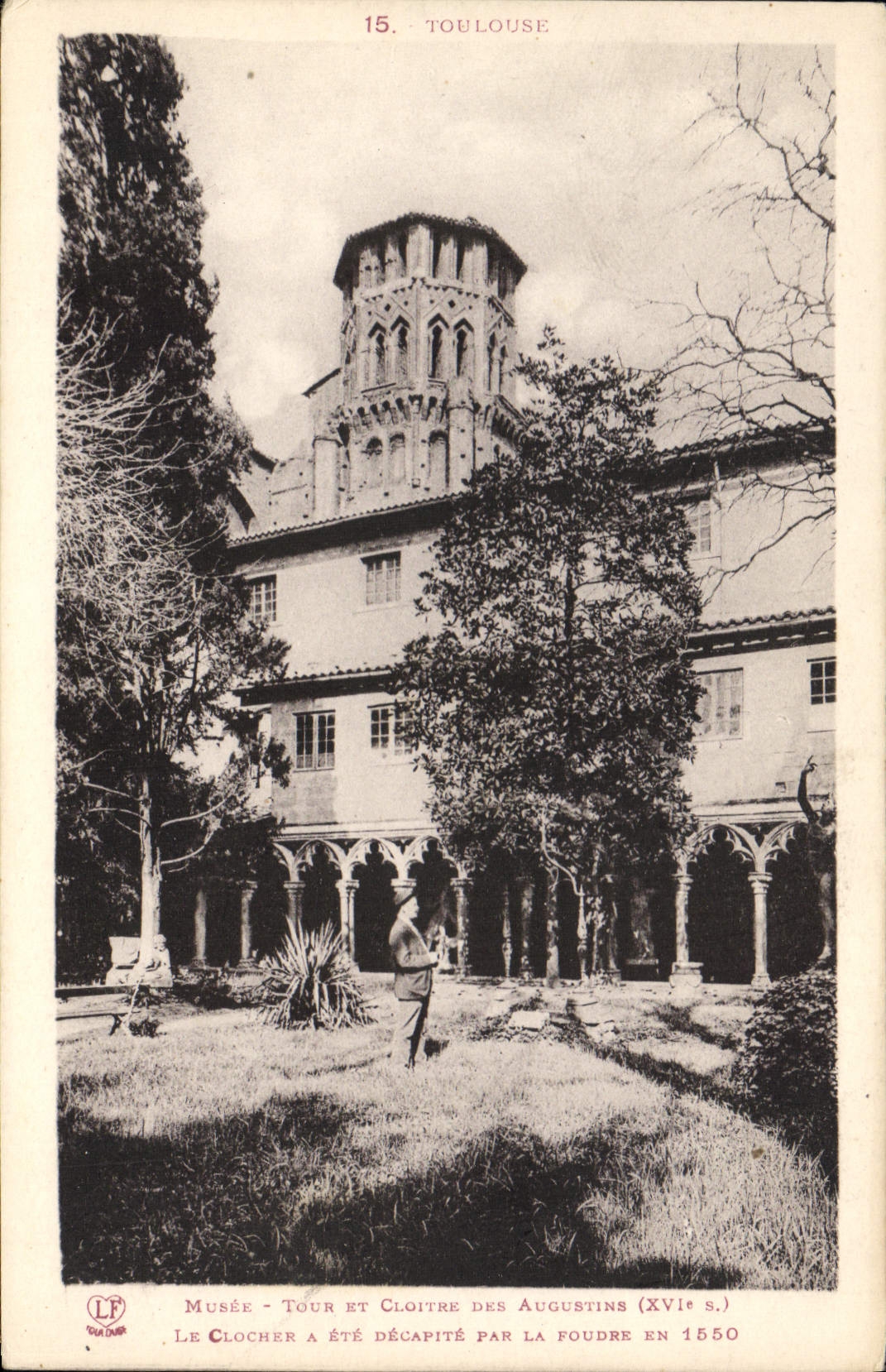 CPA Toulouse Musee Tour et Cloitre des Augustins 
