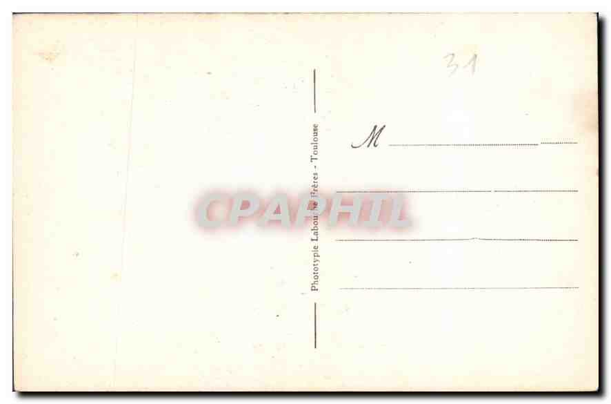 CPA Toulouse Musee Tour et Cloitre des Augustins  — Verso