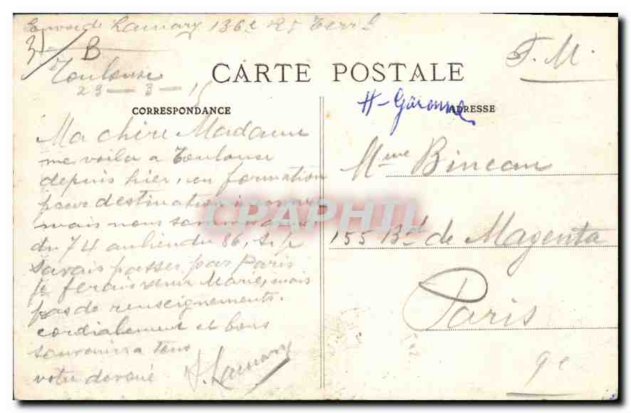 Toulouse — Abside de la Basilique — Nolluton — Verso