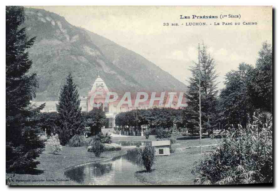 CPA Luchon Le Parc du Casino 