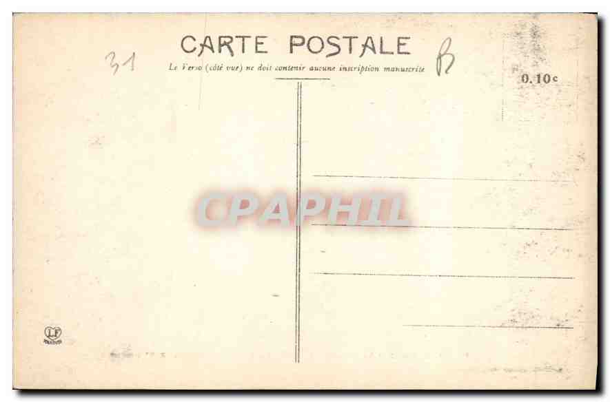 CPA Toulouse Le Musee Grand Cloitre des Augustin  — Verso