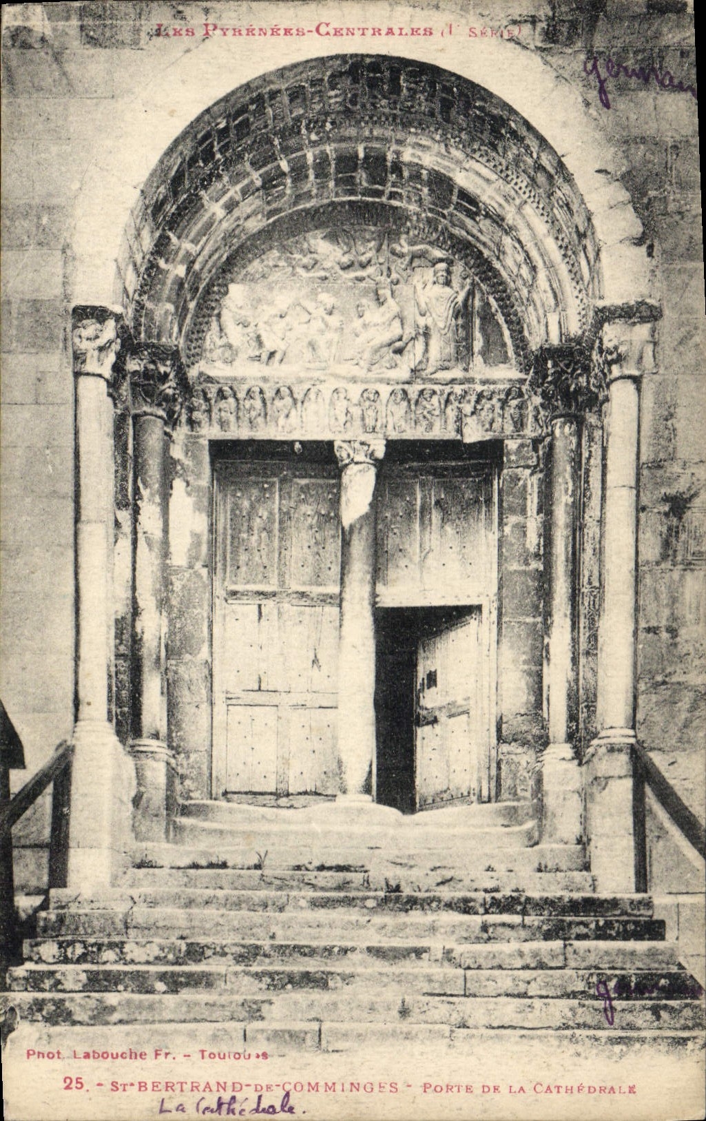 CPA St Bertrand de Comminges Porte de la Cathedrale 