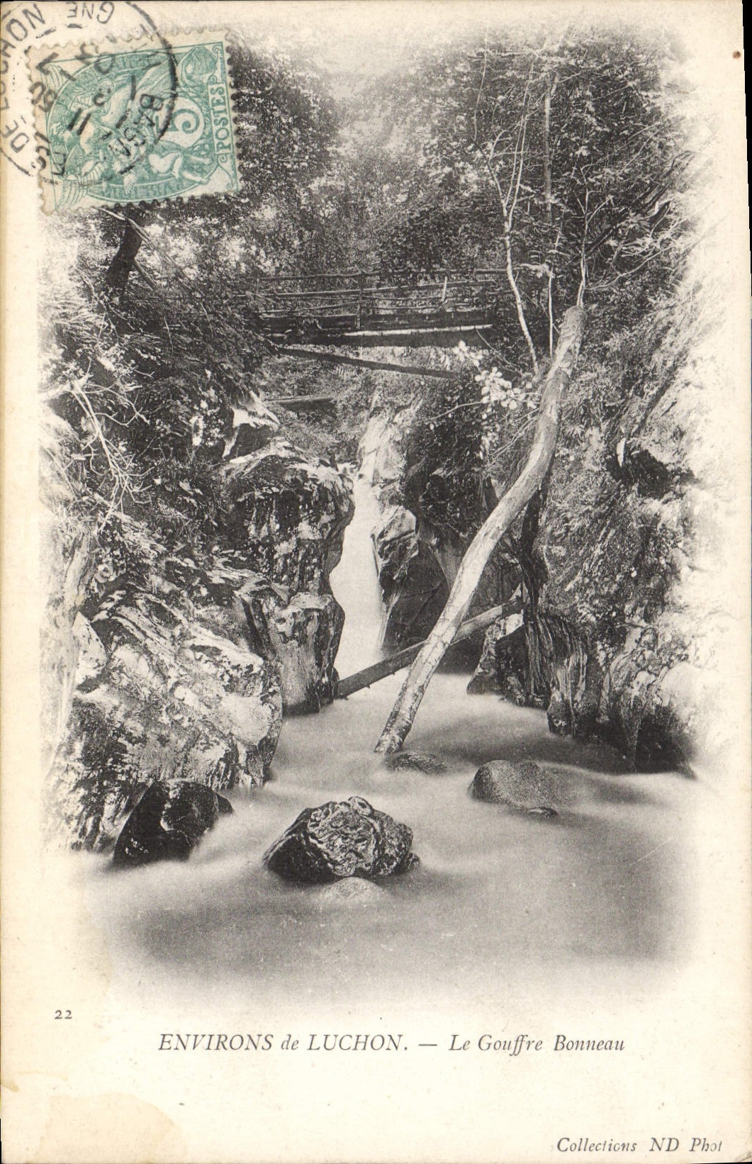 ENVIRONS de LUCHON. — Le Gouffre Bonneau — Collections ND Phot