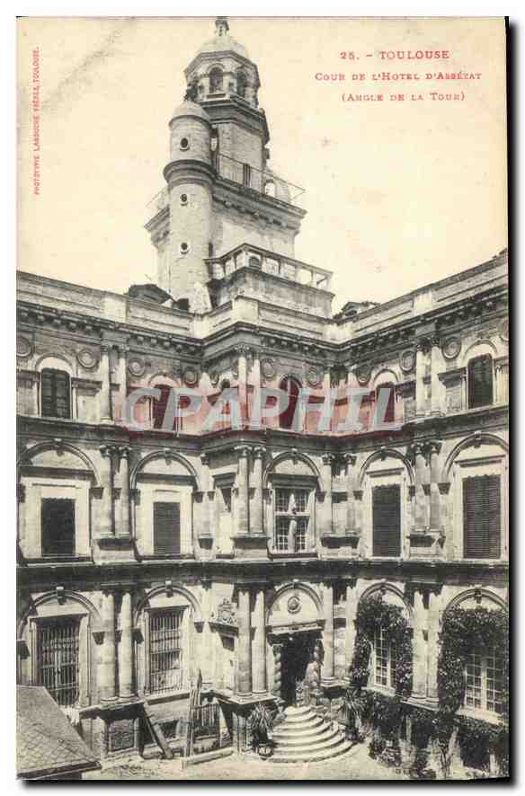 CPA Toulouse Cour de l'Hotel d'Assezat 
