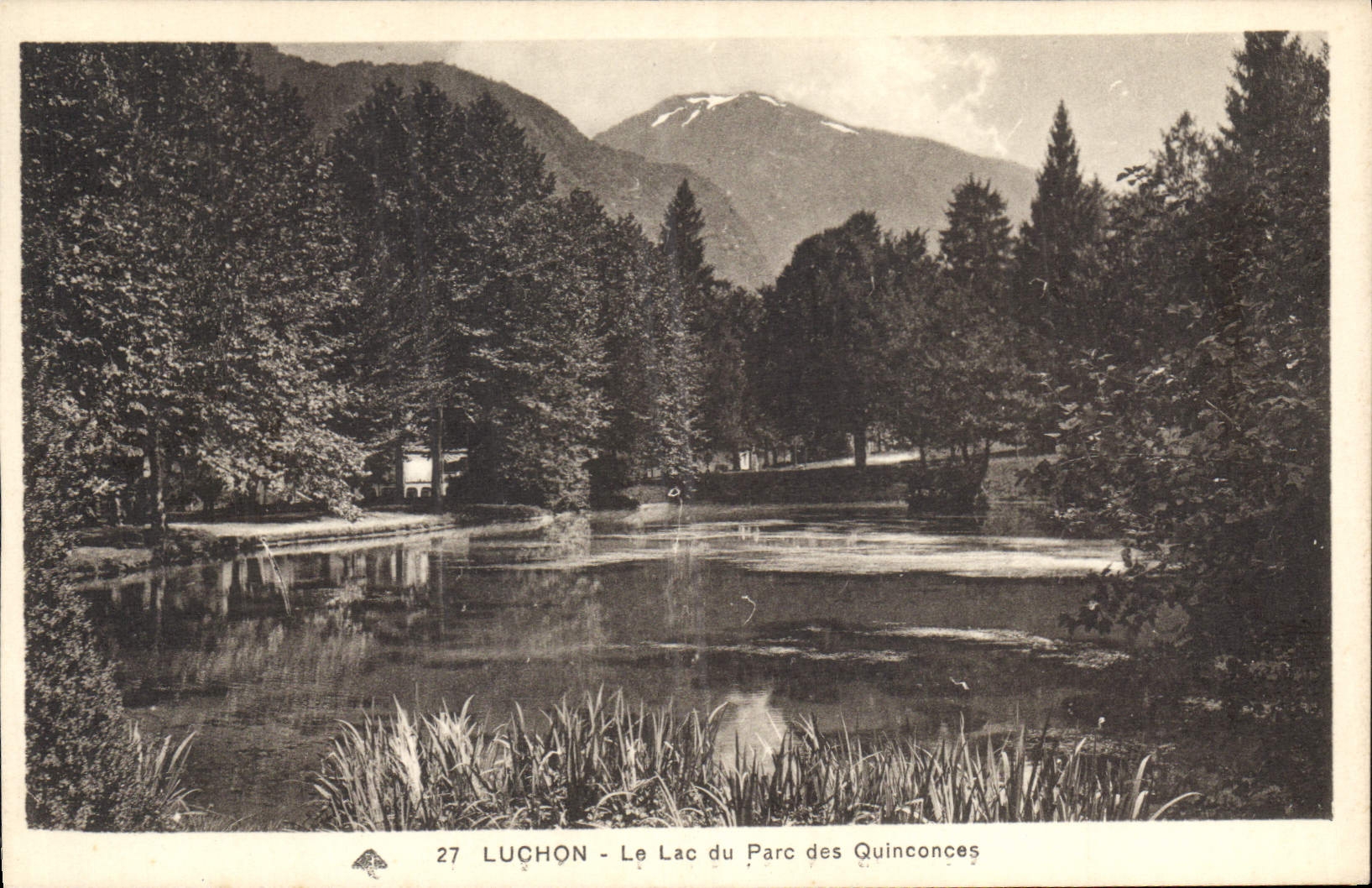 Luchon - Le Lac du Parc des Quinconces — éditeur CPAPHIL, n° 27
