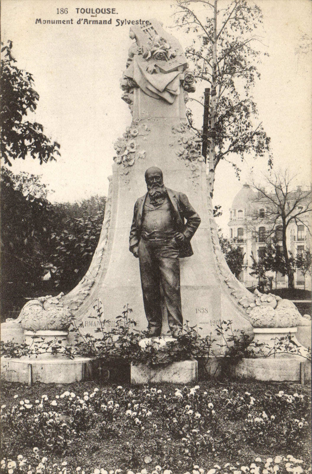 CPA Toulouse Monument d'Armand Sylvestre 