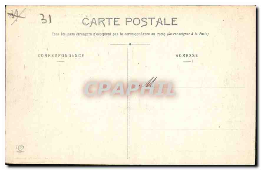 CPA La Montagne Noire Un Coin du Bassin de St Ferreol  — Rückseite