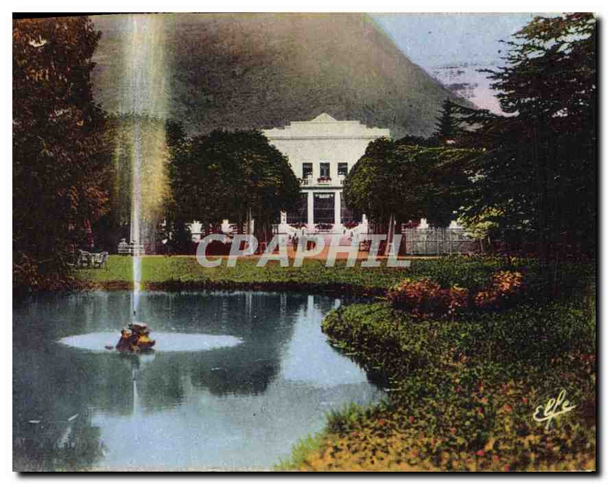 La Pièce d'Eau du Parc et le Casino — Luchon — Éditeur Elle