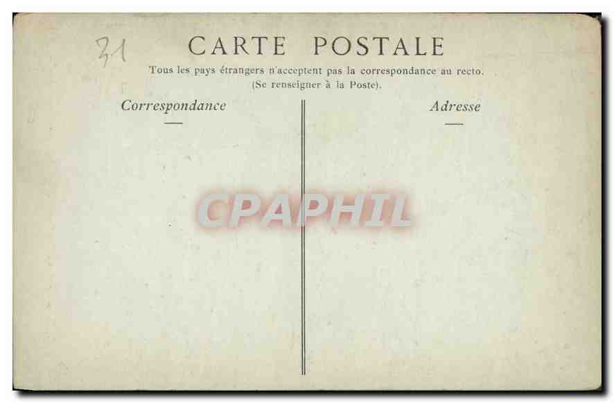 CPA Toulouse Fenetre d'Escalier de l'Hotel du Vieux Raisin  — Verso