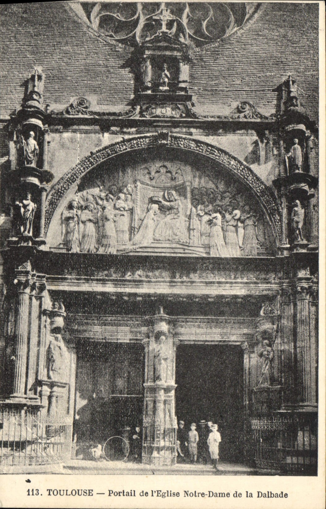 Toulouse — Portail de l'Église Notre-Dame de la Dalbade — Édition J. Longi-Béchiel
