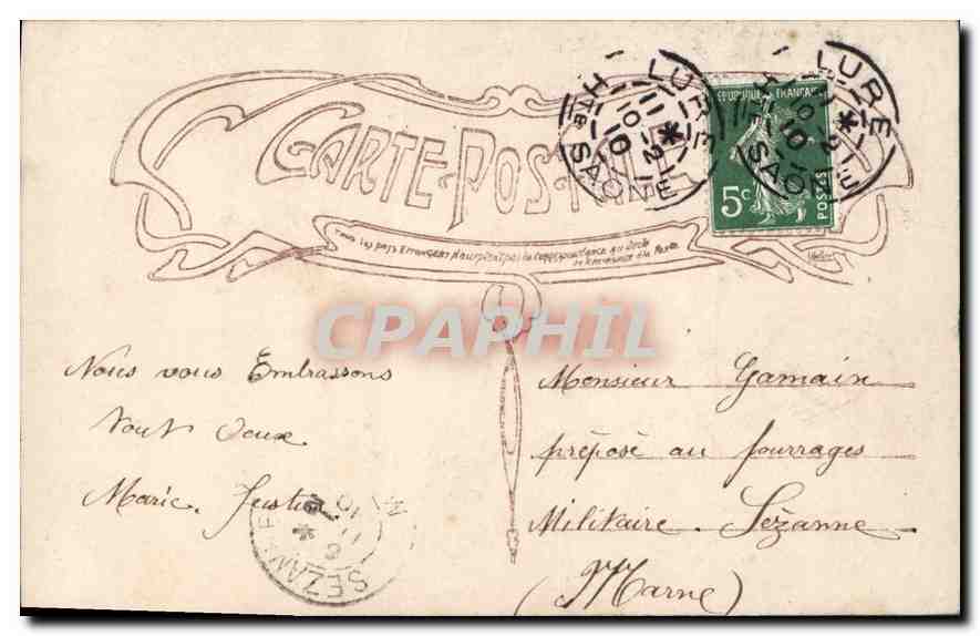 CPA Bonne Fete Enfant — Verso