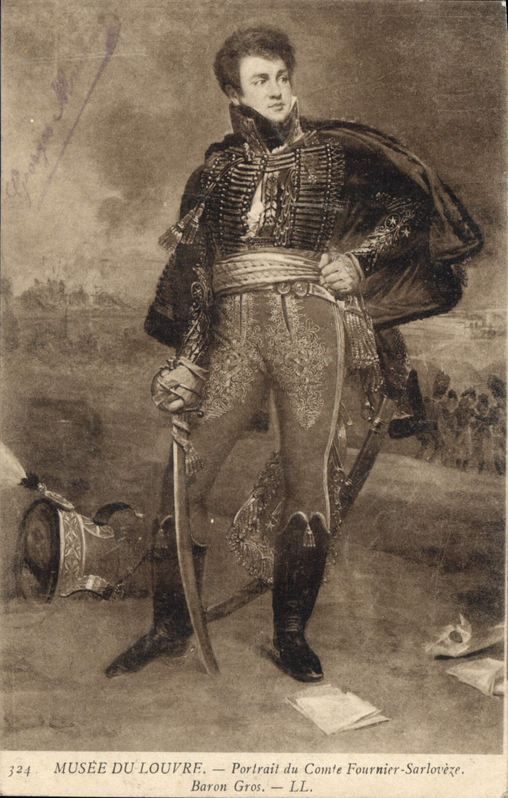 Portrait du Comte Fournier-Sarlovèze — Baron Gros — Musée du Louvre — n° 324
