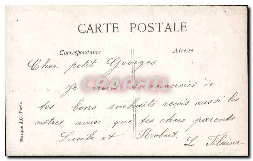 CPA Heureuse Annee Femme — Rückseite