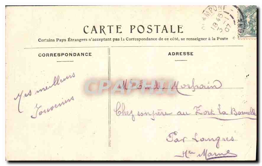 CPA Les Soeurs Badet Chatelet Femmes Theatre — Back