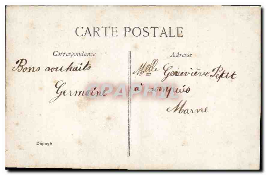 CPA Bonne Annee Enfant Poupee — Verso