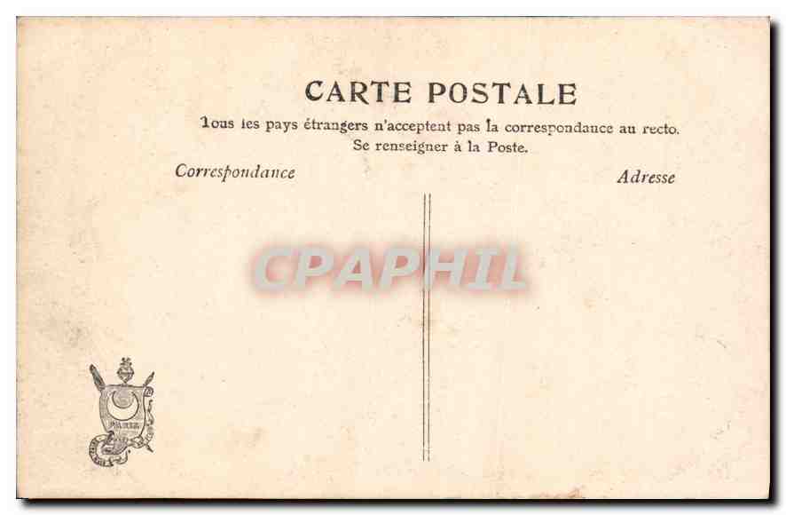 CPA Barometre de l'Amour Pluie Femme — Rückseite