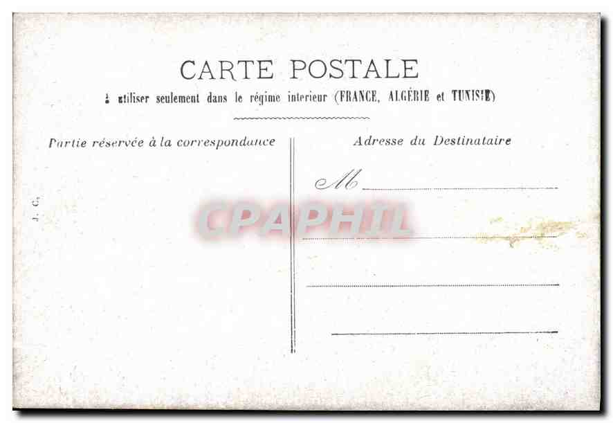 CPA Je t'en calme toi Voyons que s'est il passe Femme — Verso