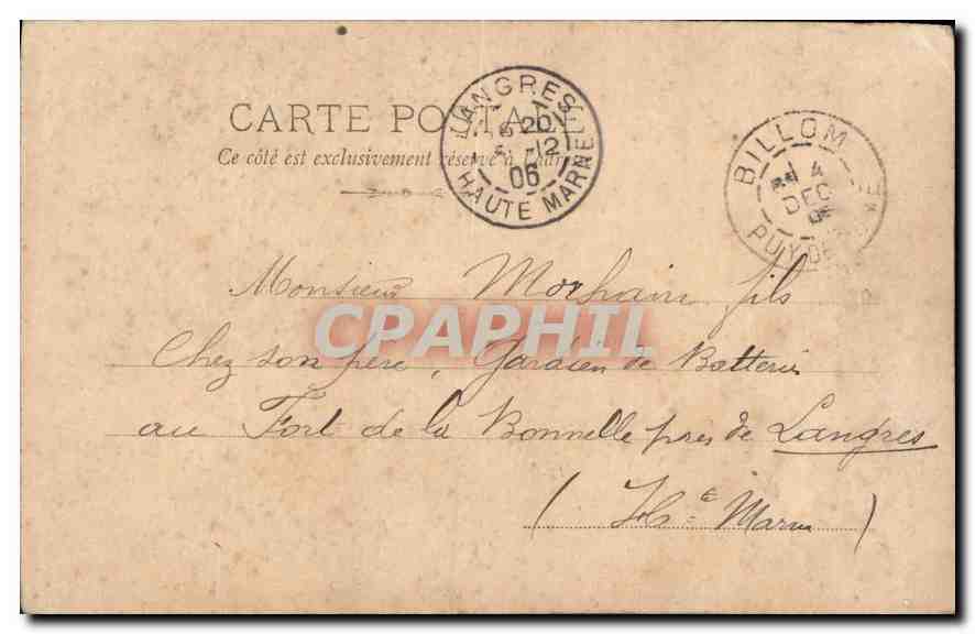 CPA L'Ecole Buissonniere Enfants — Rückseite